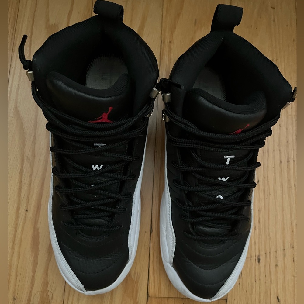 Black and white sneakers